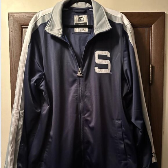Starter Other - Mens XXL Penn State Starter Walk On Jacket, Full Zip, Collar, Satinish, NEW/TAGS